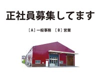 正社員募集しています。